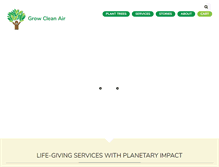 Tablet Screenshot of growcleanair.com